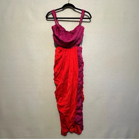 NWT AMUR Persey Twist Strap Dress - size 00 - Picture 3 of 7